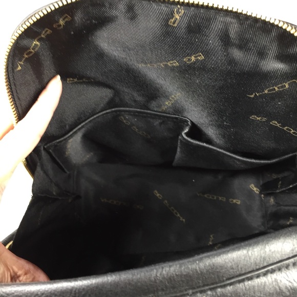 Big Buddha Bags Big Buddha Black Backpack Purse Metallic Pouch